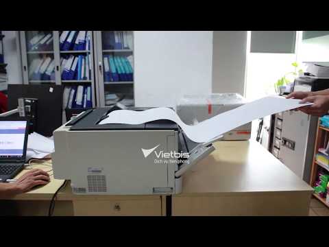 In banner siêu dài với máy in A3 Canon LBP 8730i