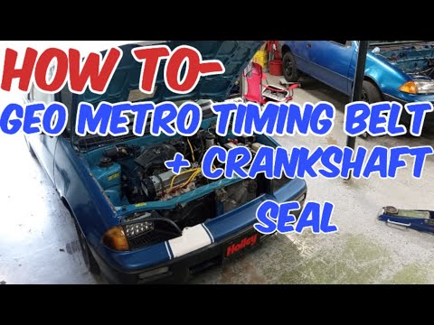 Easy and Affordable: Replacing Crankshaft Seal and Timing Belt on Your 1989-1994 Geo Metro #G10