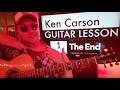 How To Play The End Ken Carson Guitar Tutorial Beginner Lesson