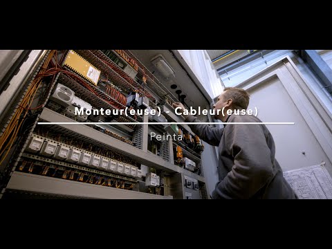 Vidéo du métier de câbleur en industrie.