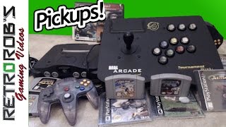 April Classic Gaming Haul: N64 with games, Arcade Stick, Ps1 and 2!