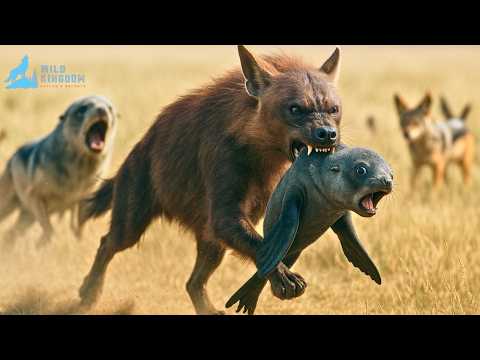 Skeleton Coast: The harsh survival battle of the brown hyena #naturedocumentary | Wild Kingdoom
