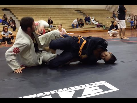 Black Belt competition debut (Open class finals)