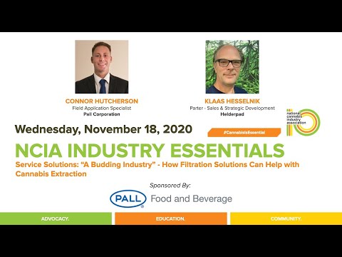 #IndustryEssentials | 11.18.20 | How Filtration Solutions Can Help w/ Cannabis Extraction