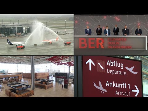 Neuer Hauptstadtflughafen BER mit neun Jahren Verspätung eröffnet | AFP