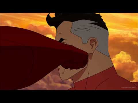 Invincible | Mark Punches Omni Man As Hard As He Can