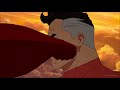 Invincible Mark Punches Omni Man As Hard As He Can