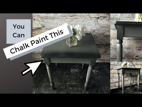 Beginners how to chalk paint blending tutorial with Annie Sloan Paint