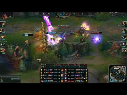 Azir ult vs Olaf ult