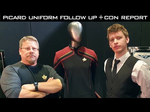 Picards Admiral Uniform Follow Up and Con Report
