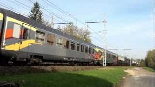 preview picture of video 'Rame Pullman Orient Express au crochet de la BB26038'