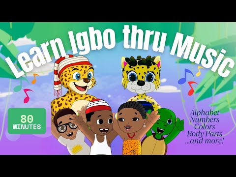 Learn Igbo ABCh, 123 + More Fun Cartoons | Nursery Rhymes - Children's Songs