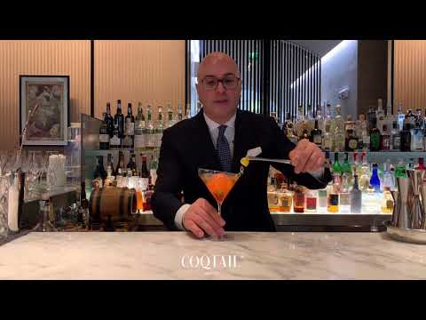 Ricetta cocktail Spritz 3D di Alessandro Iacobucci Vitoni al Mio Lab del Park Hyatt
