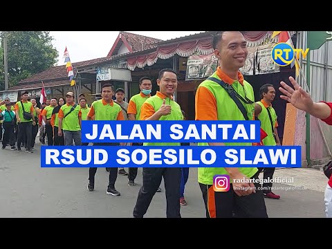 Karyawan RSUD dr Soesilo Slawi Tegal ikuti Jalan Santai