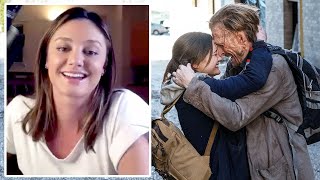 Christine Evangelista On Sherry and Dwight's Reunion on Fear TWD video