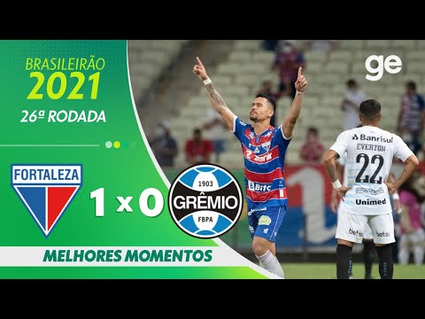 Gols e lances de Fortaleza x Grêmio