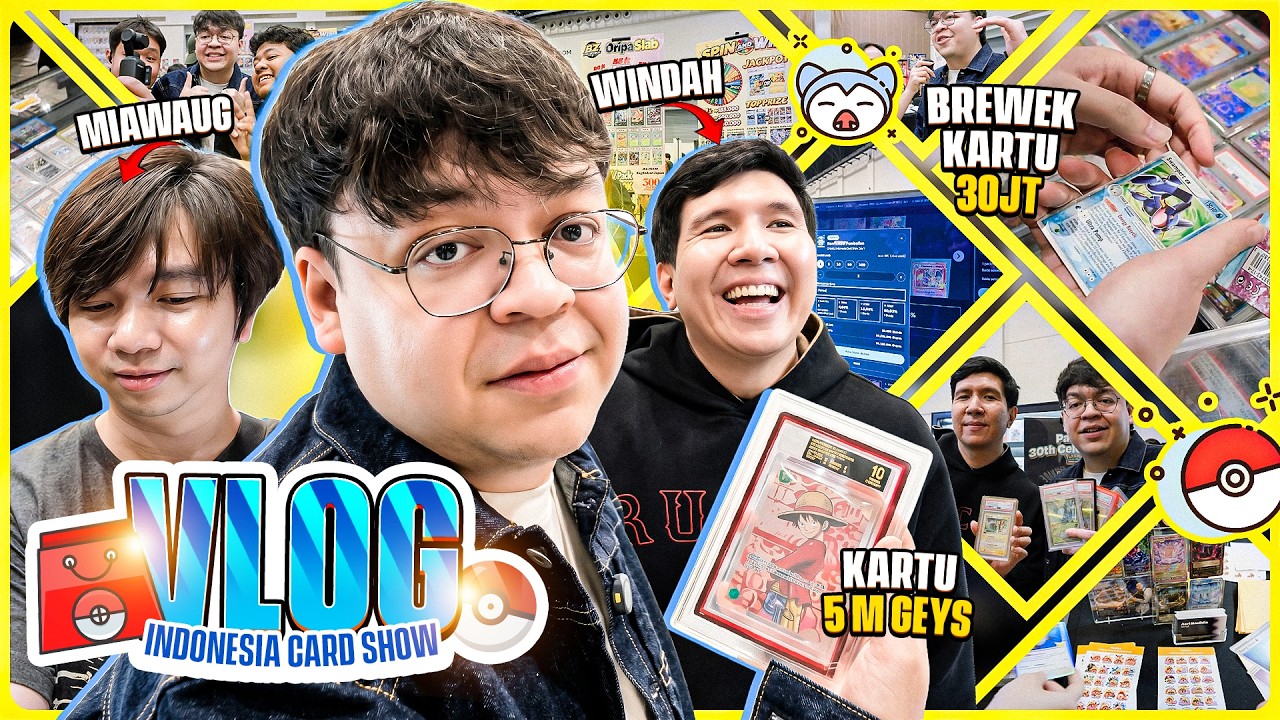 ADA KARTU ONEPIECE HARGA 5 MILLIAR DI ICS, KITA BELIKAH ? || INDONESIA CARD SHOW 2026 - DEANKT VLOG
