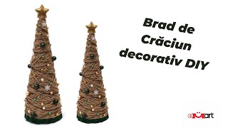 DIY Brad de Crăciun Decorativ 