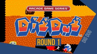 ARCADE GAME SERIES: DIG DUG | ROUND 1 WALKTHROUGH GAMEPLAY | PS4