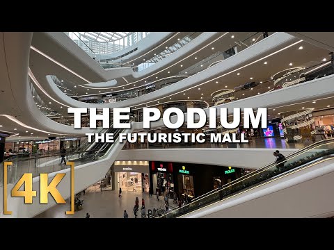 The Philippines' Most Futuristic Looking Mall - THE PODIUM | SM Malls | Full Walking Tour