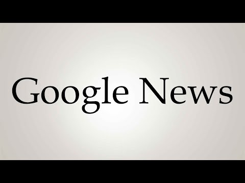 How to Pronounce 'Google News'