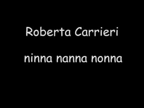 Roberta Carrieri Ninna nanna Nonna