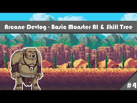 Arcane Devlog #4 - Basic AI & Skill Tree - Indie Game Devlog