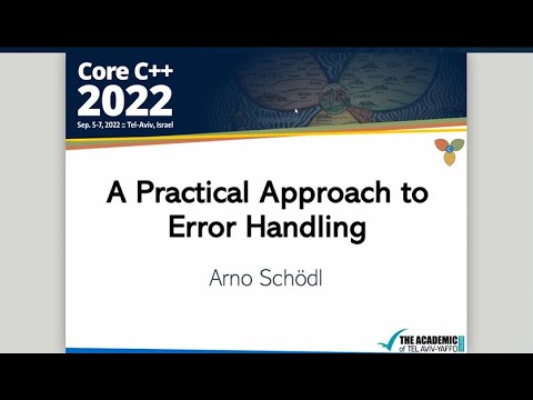 A Practical Approach to Error Handling