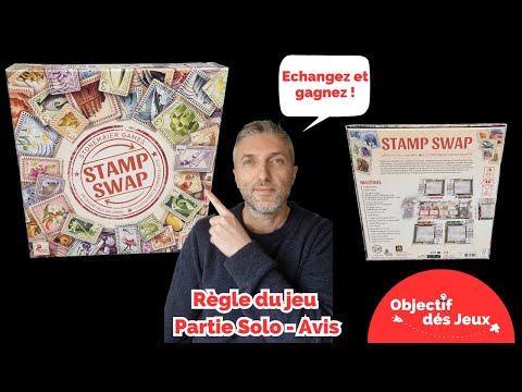 Stamp Swap - Le timbre par Excellence ? Comment jouer une partie solo avec vidéo règle. Stonemaier