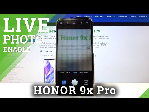 How to Take Moving Pictures in HUAWEI Honor 9x Pro – Make Live Photos