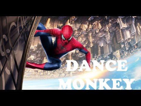 Spider man and baby spider man dance (Dance monkey)