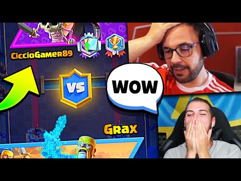 GRAX vs CICCIOGAMER89... DECK CASUALI! - Clash Royale