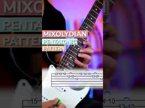 Mixolydian Pentatonic Pattern! Key: Dm