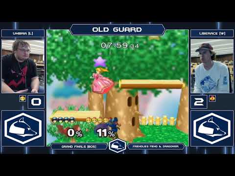 Old Guard Melee Singles - Umbra (Peach) vs Liberace (Fox/Sheik/Falcon) - Top 16 Grand Finals