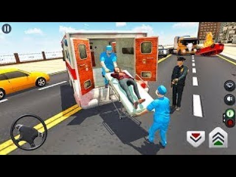 Urban Ambulance  Driver Sim - Emergency Rescue 3D - Android Gameplay