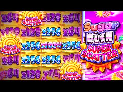 SUGAR RUSH SUPER SCATTER IS ABSOLUTELY INCREDIBLE..