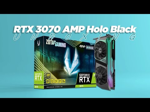 ZOTAC GAMING  RTX 3070 AMP Holo Black D6 8GB