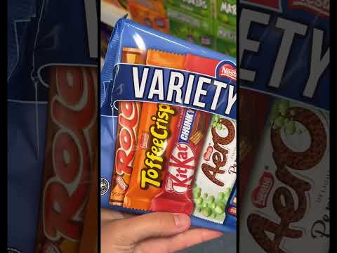 Nestle variety pack ❤️😳 #fypシ #shorts #fyp #chocolate #kitkat #rolo #aero #york #toffeecrisp #short