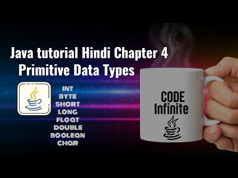 Java Tutorial Hindi Chapter 4 Primitive Data Types