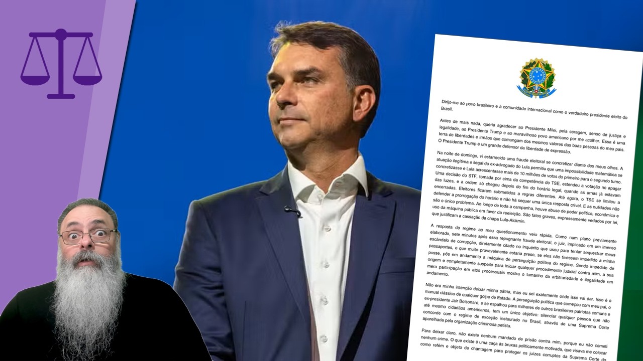"FALO como PRESIDENTE ELEITO do BRASIL" - FLÁVIO BOLSONARO faz DECLARAÇÃO POLÊMICA