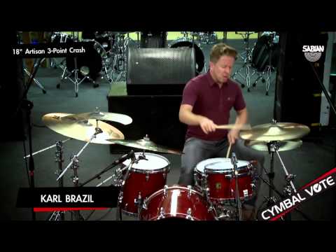 CYMBAL VOTE - Karl Brazil Demo's the 18" Artisan 3-Point Crash