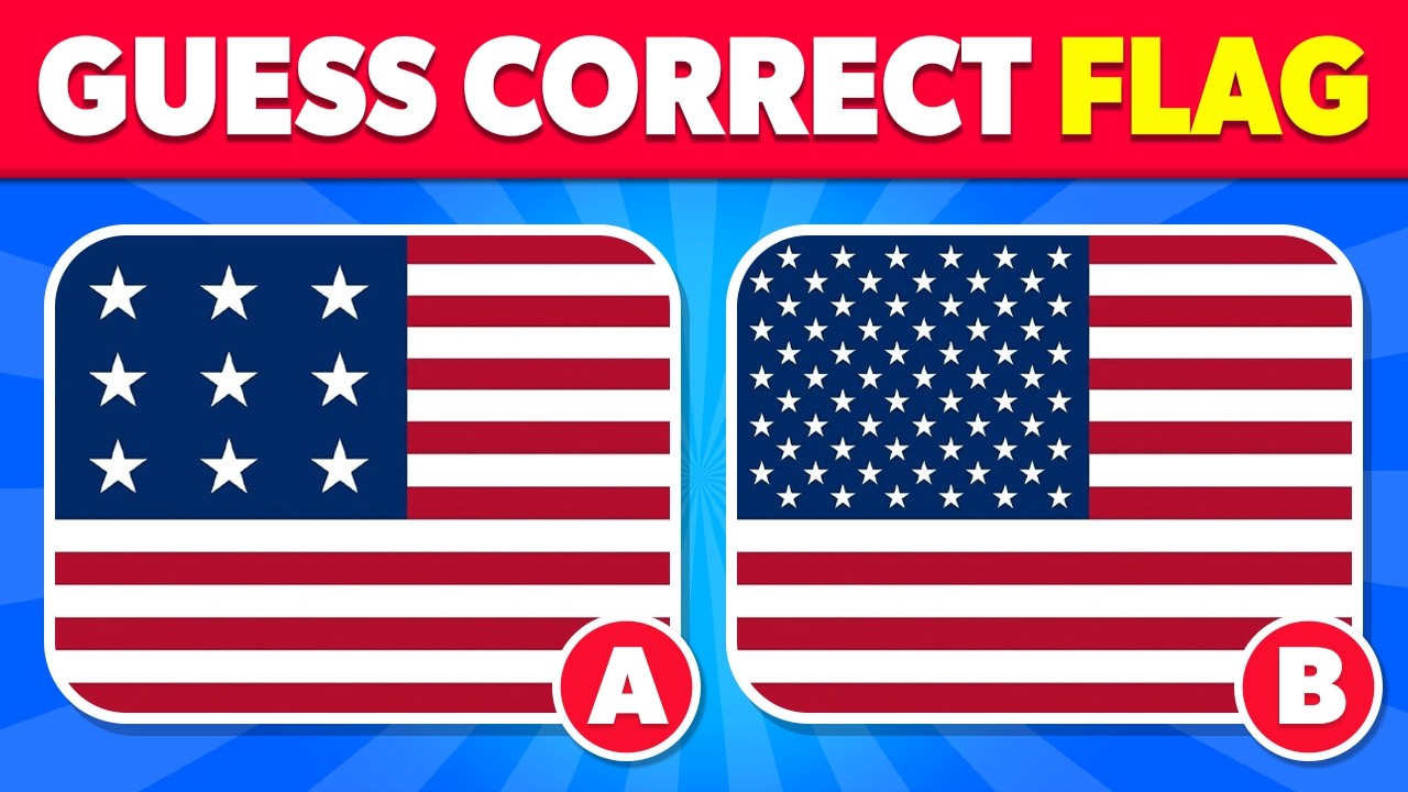 Guess the CORRECT Flag ✅🚩 | 50 Country Flags Quiz | Geography Quiz