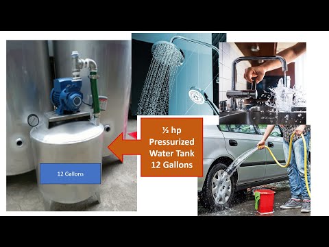 1/2 HP Pressurized Water Tank Installation 12 Gallons