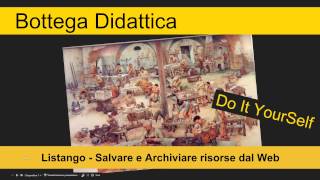 Salvare e archiviare link con Listango