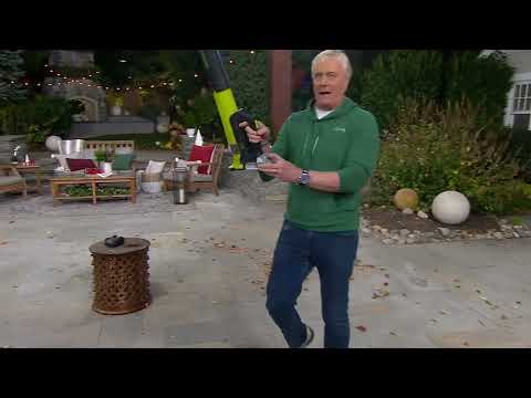 Sun Joe 24 V kabelloses Luftturbinen-Jet-Gebläse mit Akku auf QVC