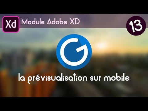 Tuto Adobe XD 13 la prévisualisation sur mobile