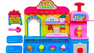 Unboxing a Cute Ice Cream Shop | Play Toys in Ice Cream Shop | Review Toys