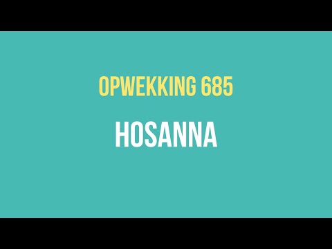 Hosanna (Opwekking 685) - NFP COVER
