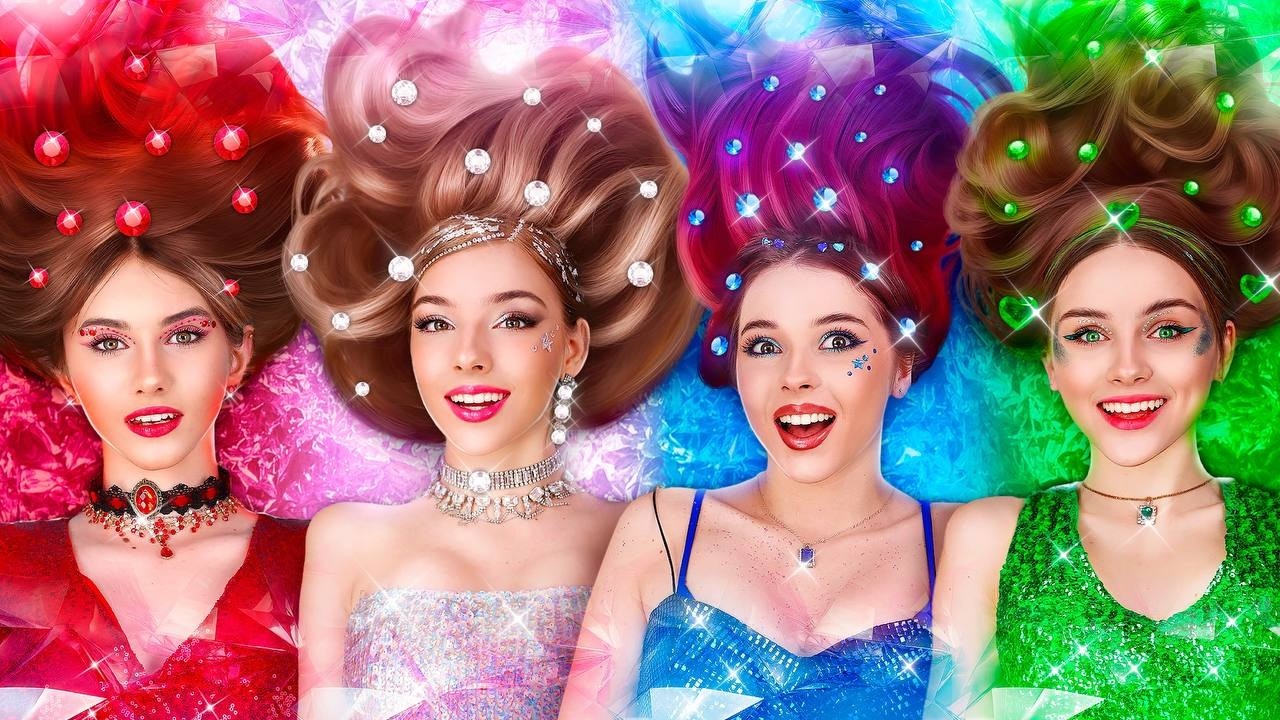 Esmeralda, Rubi, Diamante e Safira! Criamos Uma Nova Pedra Preciosa Mágica