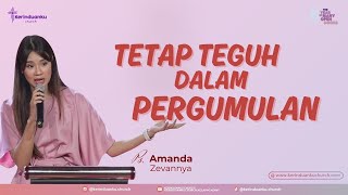 Download lagu 'TETAP TEGUH DALAM PERGUMULAN' I Khotbah Ps. Amanda Zevannya mp3